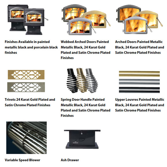 Napoleon Wood 110014001900 Pedestal Stoves Huntsville