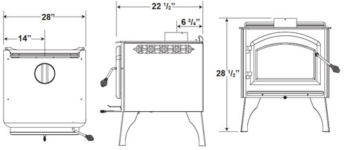 Napoleon 1100C Wood Stove