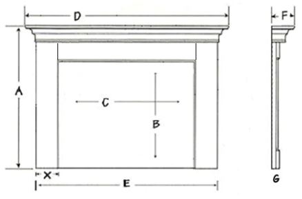 flush_mantel_specs