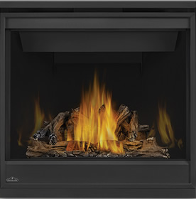 PHAZER® Log Set, MIRRO-FLAME™ Porcelain Reflective Radiant Panels