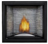 White fireplace screen
