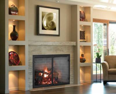 Biltmore Wood Burning Fireplace by Majestic - Shop FireplacePro