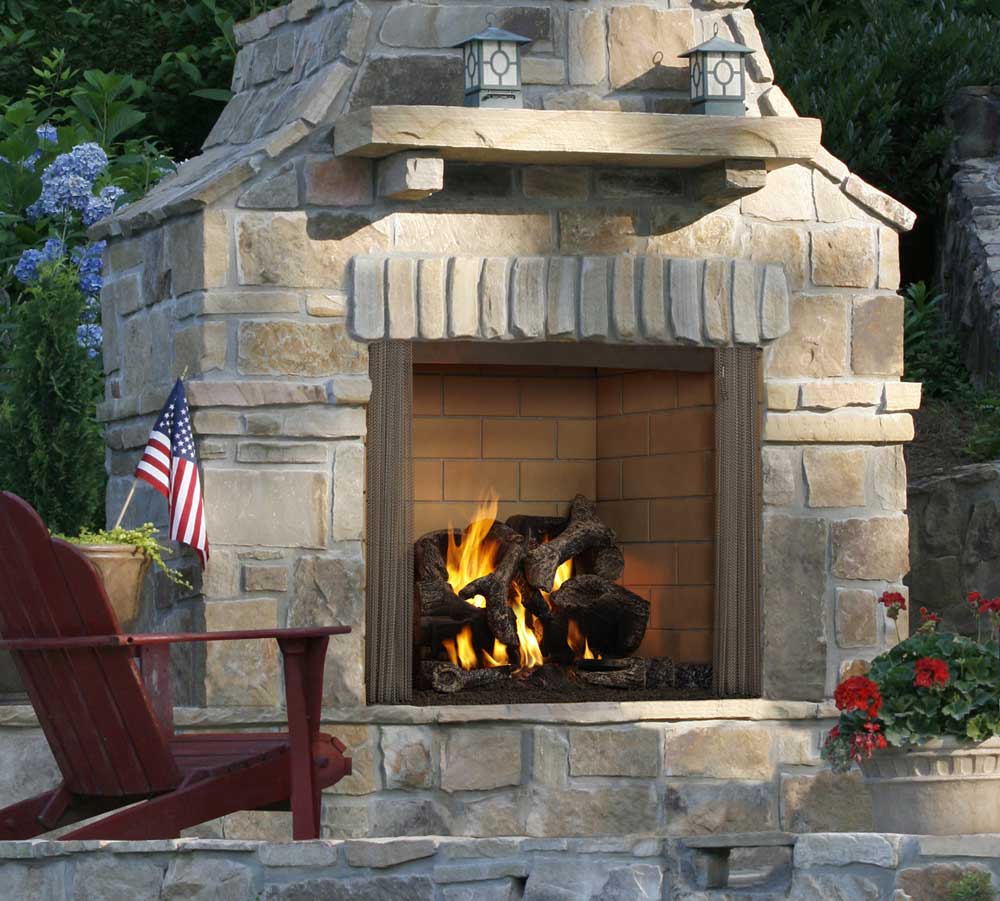 Unique Outdoor Fireplaces