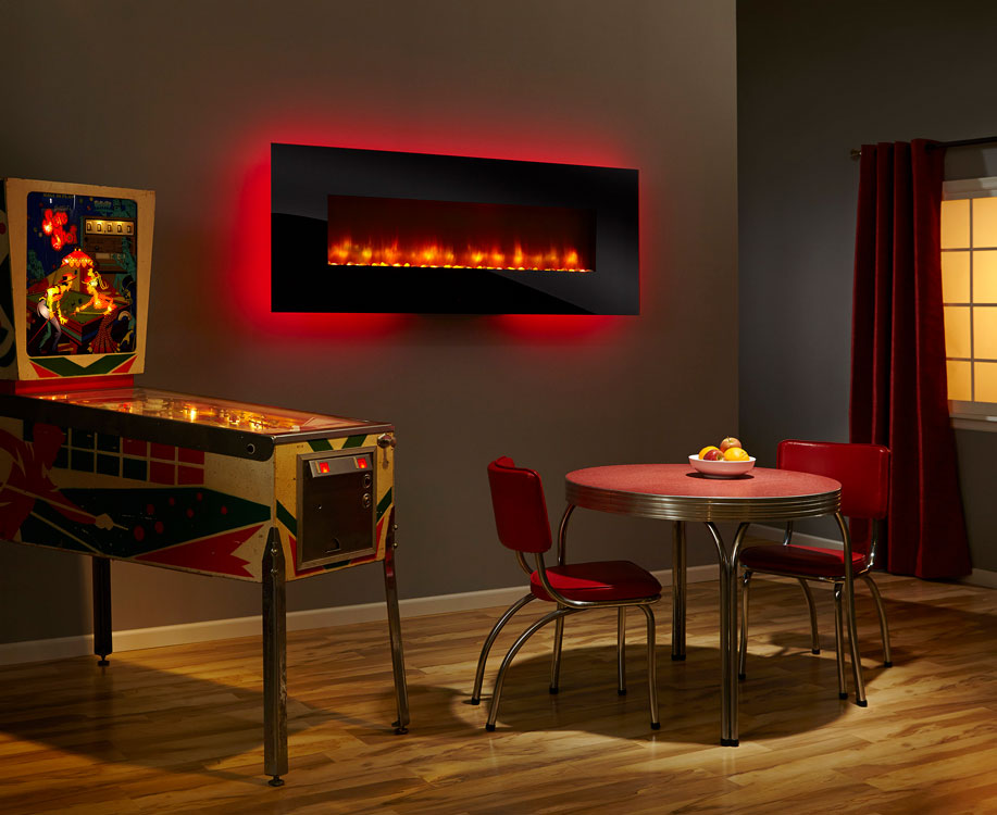 Simplifire Modern Wall Mount Electric Fireplace By Majestic Shop