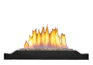 image of PHAZER glass burner for Napoleon High Definition HD81 gas fireplace