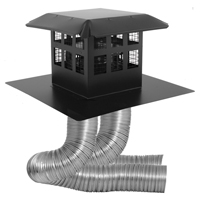 Co-linear kit with flex 3-inch by 35-feet with prairie cap