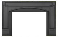 Arched cast iron surround for Napoleon Roxbury GI3600