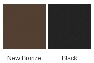 Majestic new bronze and black finishes swatches