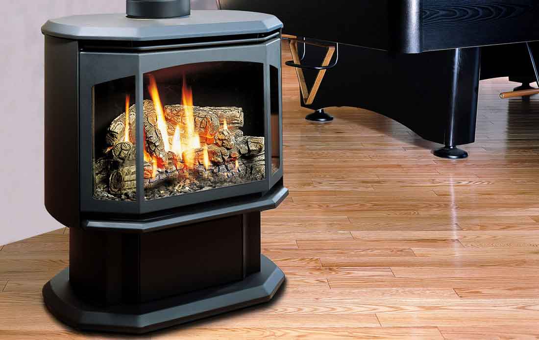 Kingsman FDV350 Freestanding Direct Vent Gas Stove Fireplacepro