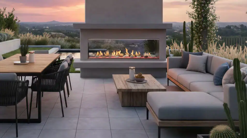Outdoor-Lifestyles-Lanai-60-See-through-gas-fireplace-patio